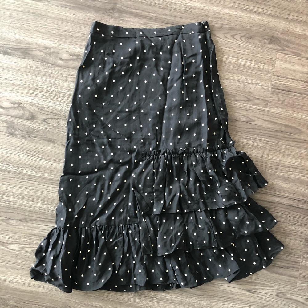 H&M polka dot midi skirt